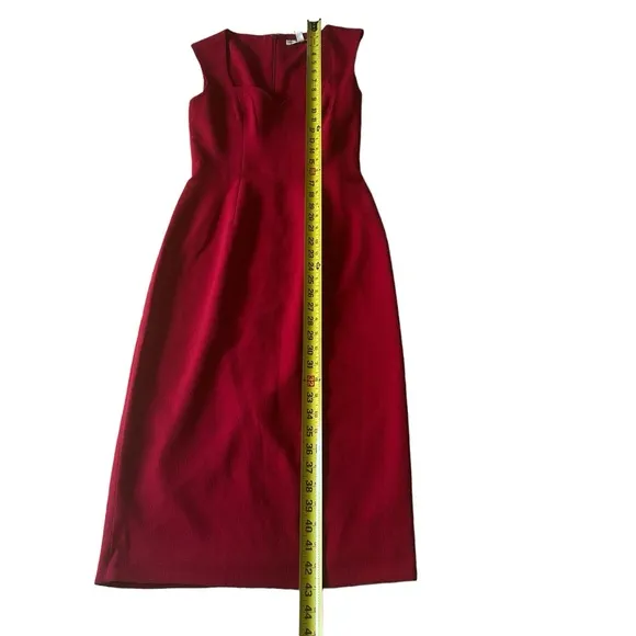 - Dress the Population Elle Sweetheart  Midi  Sz  XS  romantic sophisticat…