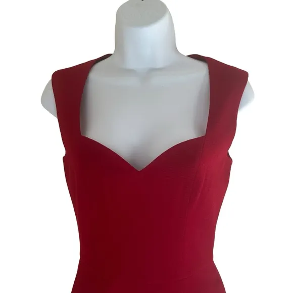 - Dress the Population Elle Sweetheart  Midi  Sz  XS  romantic sophisticat…