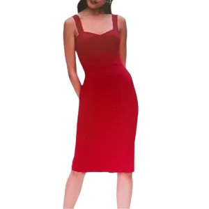 - Dress the Population Elle Sweetheart  Midi  Sz  XS  romantic sophisticat…