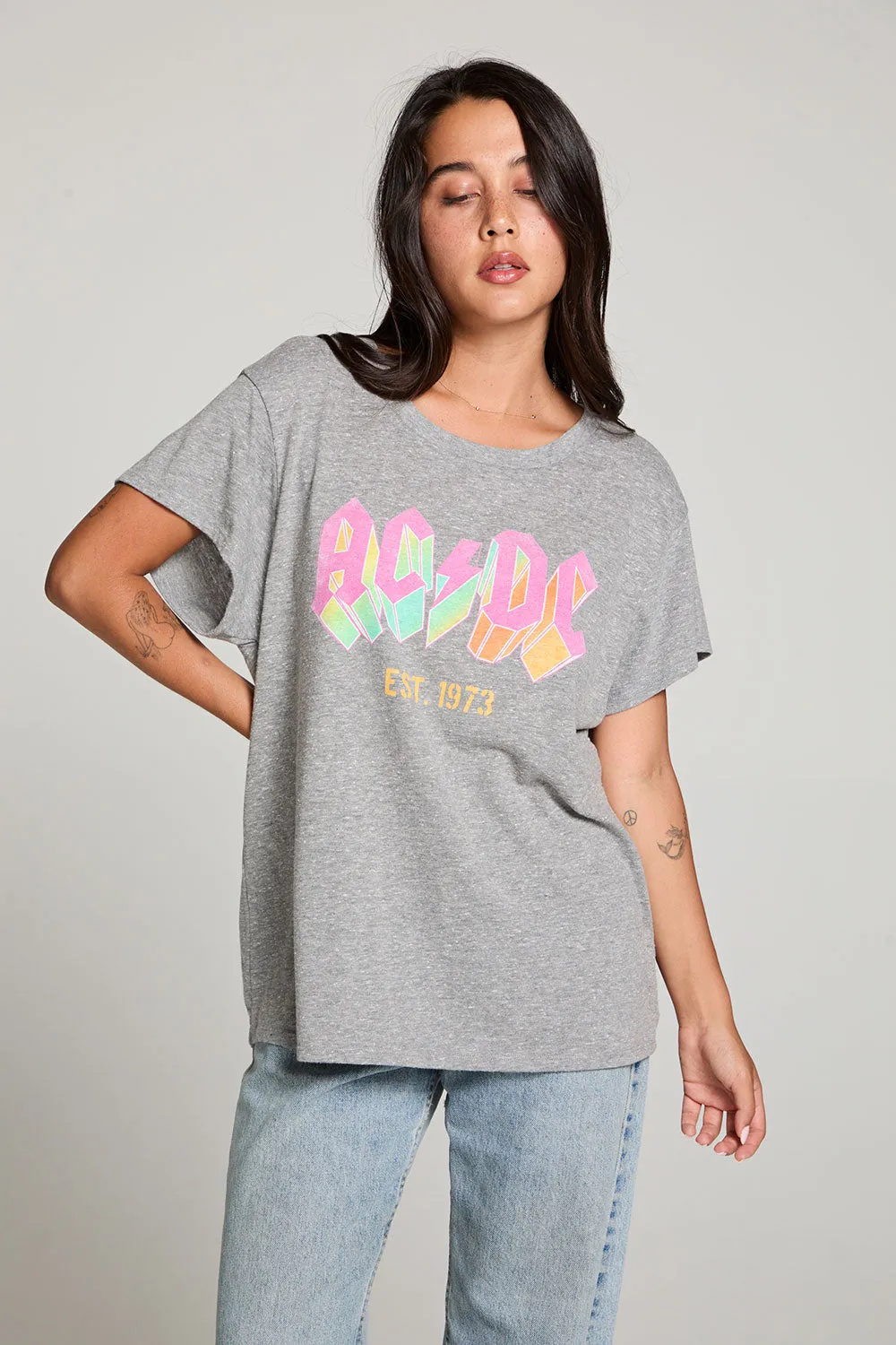 AC/DC Retro Logo 1973 Tee