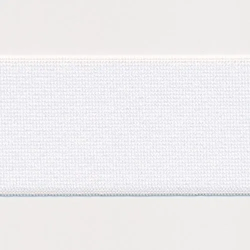 Airy Knit Stretch Ribbon #01 White