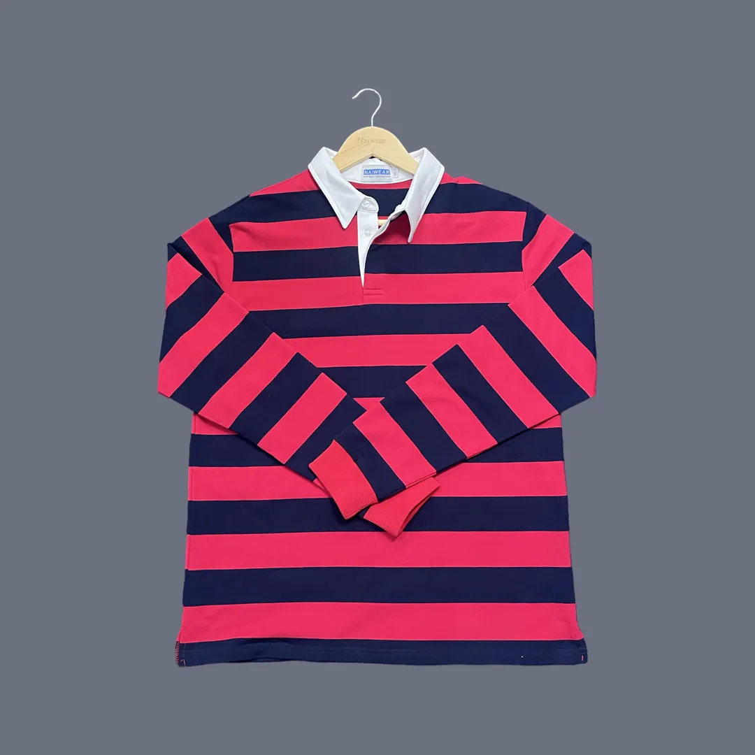 Alfa9 Rugby Shirts- Red