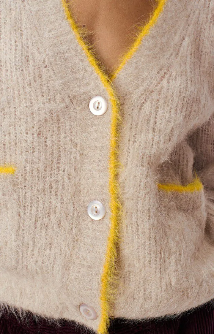 American Vintage BYMI Cardigan in Misty melange