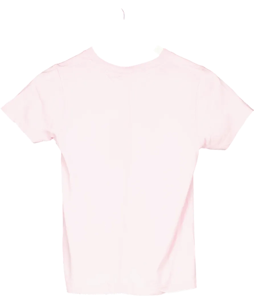 American Vintage Pink T-shirt In Cherry Blossom UK S