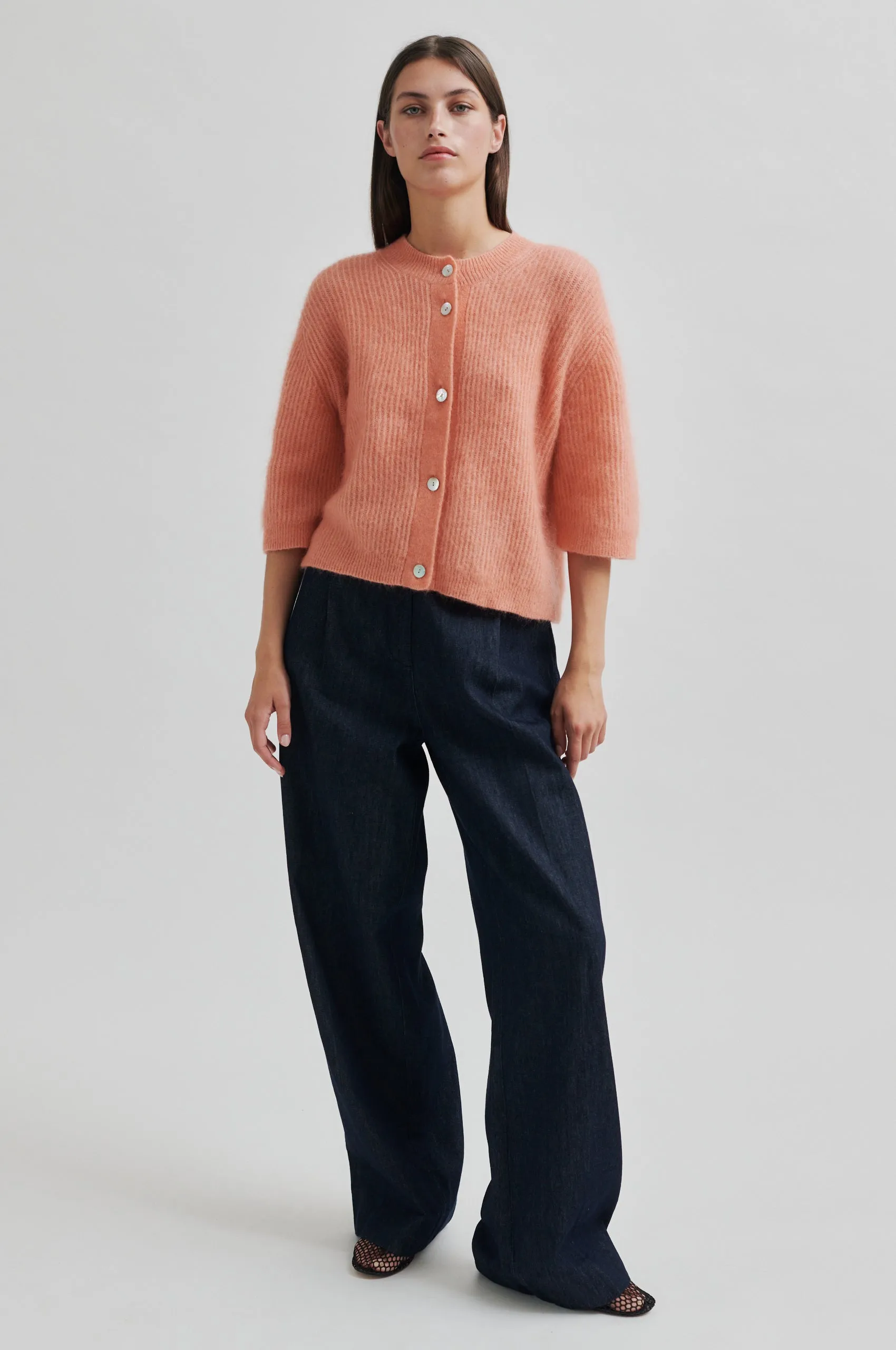 Andrea Knit Rib Cardigan