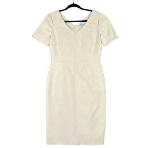 Antonio Melani Short Sleeve Sheath Midi Dress Women's Size 4