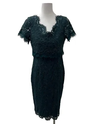 Aqua Green Laced Sheath Dress