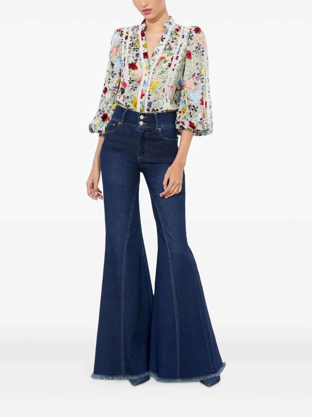 Arlette silk blend blouse