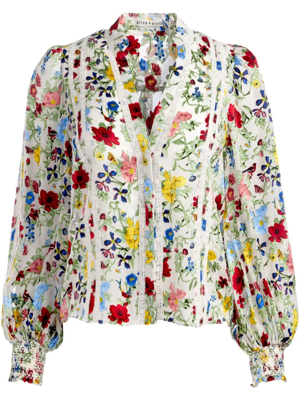 Arlette silk blend blouse