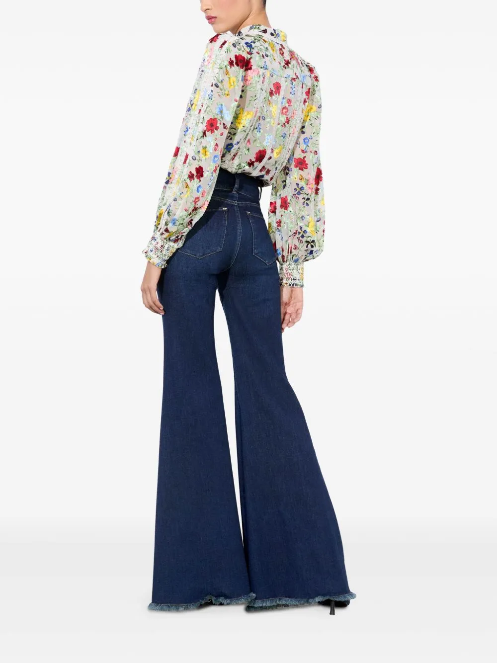 Arlette silk blend blouse