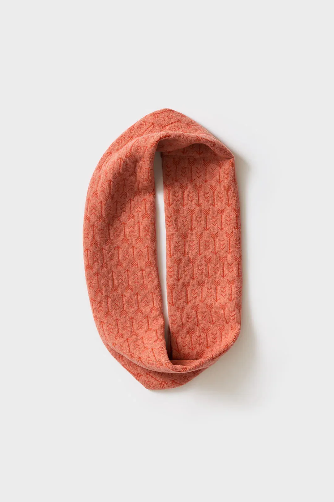 Arrow Circle Scarf - Rosehip & Rust