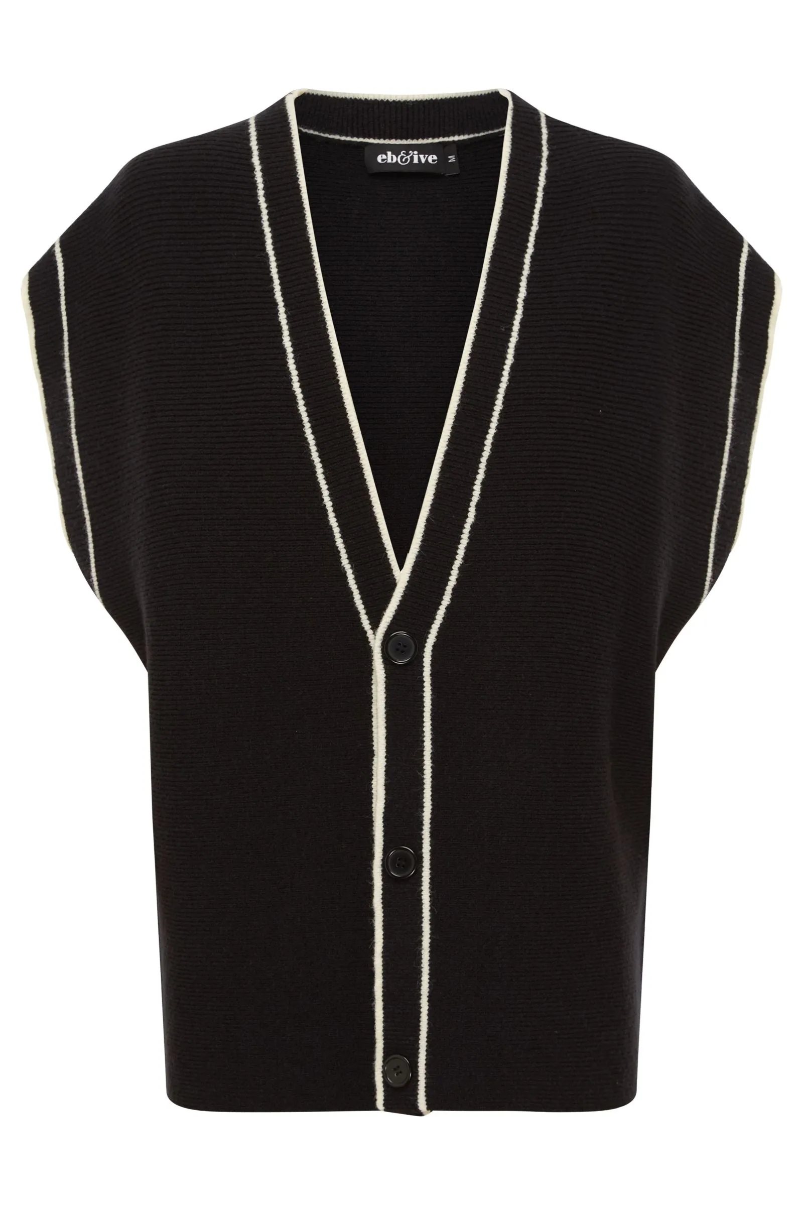 Avino Knit Vest - Black