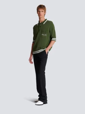 Balmain Signature Knit Polo