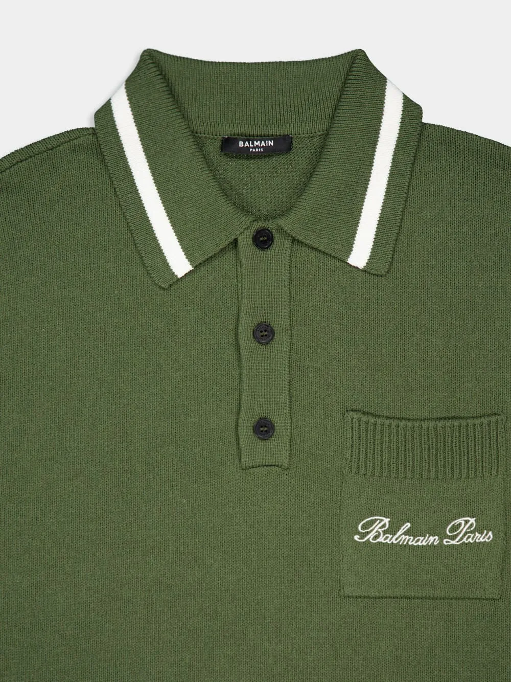Balmain Signature Knit Polo