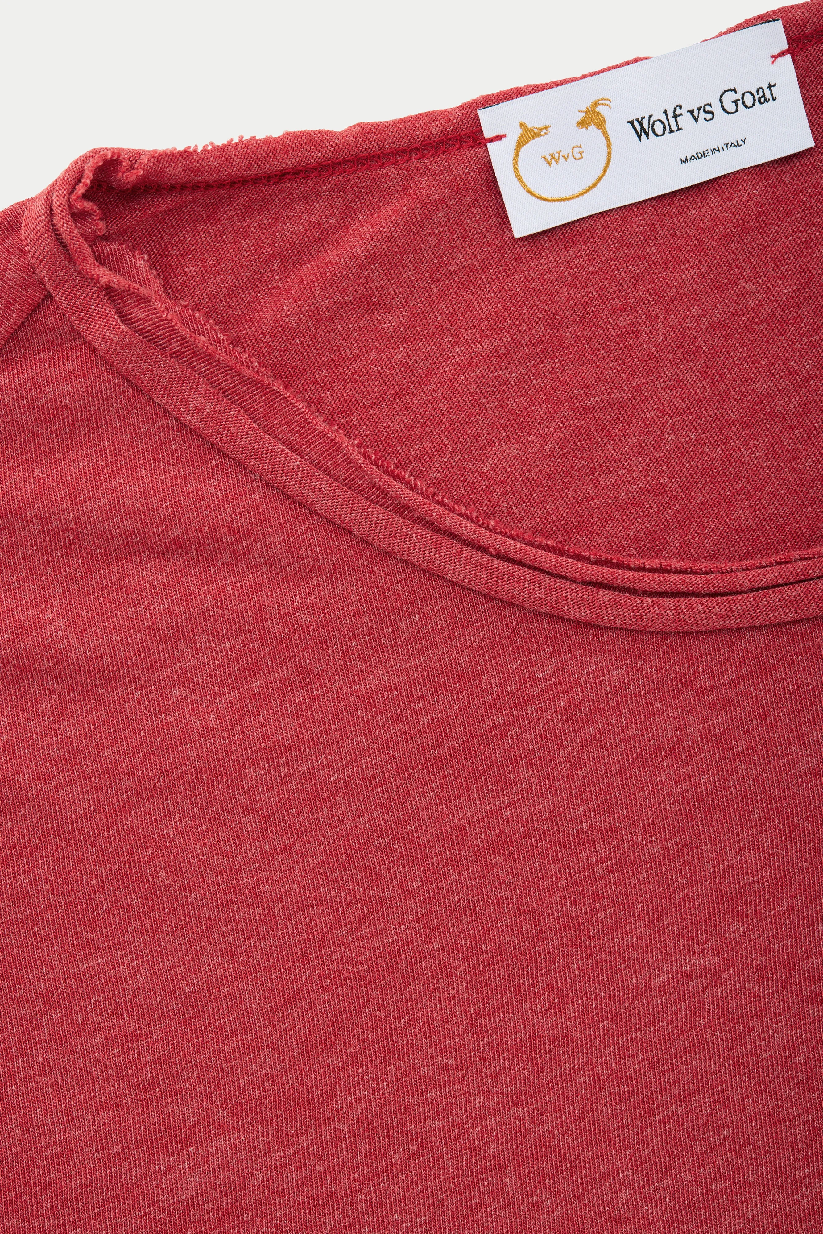 Bamboo Sorona LongSleeve Roll Neck T-Shirt Lava Falls
