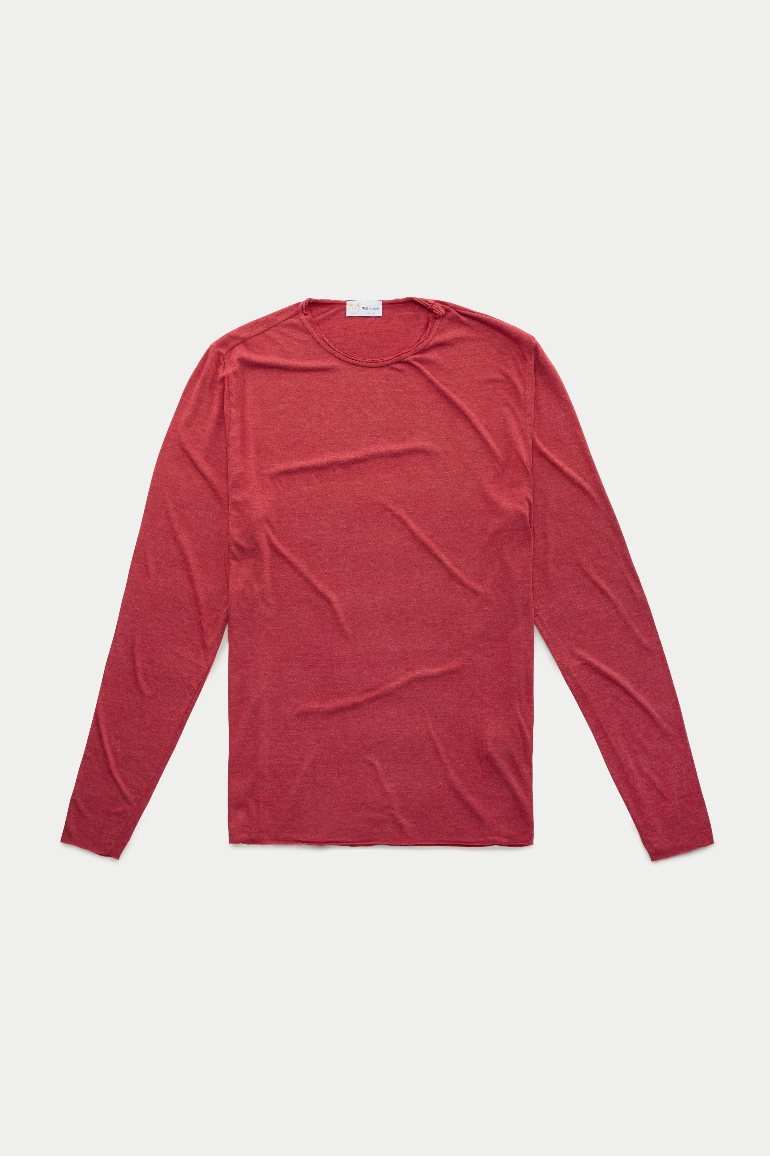 Bamboo Sorona LongSleeve Roll Neck T-Shirt Lava Falls