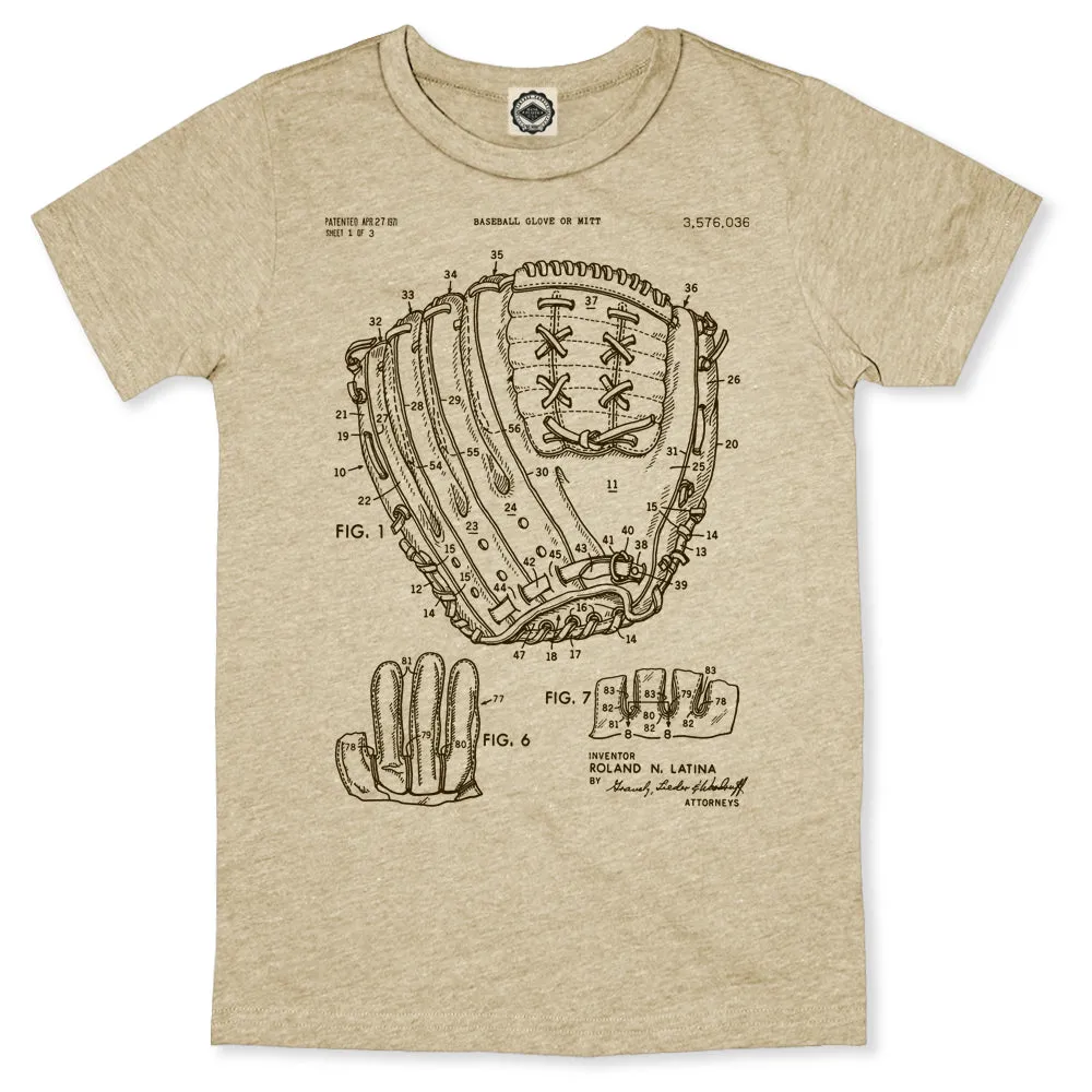 Baseball Glove Patent Men's Tee