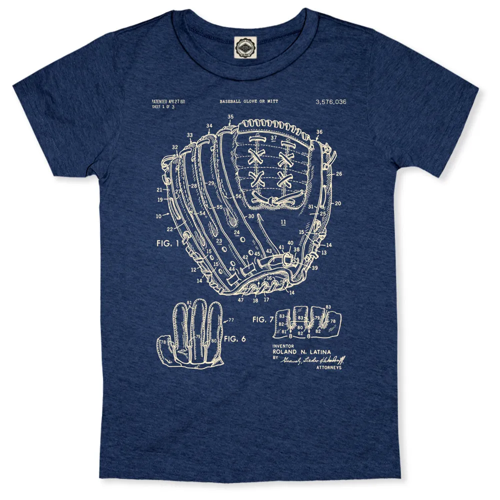 Baseball Glove Patent Men's Tee
