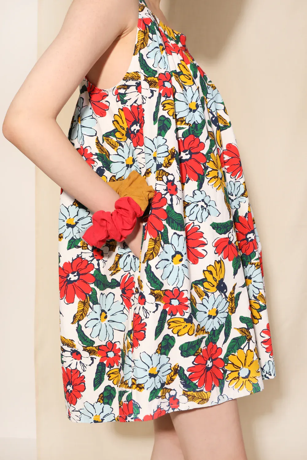 Basic Cotton Romper - Cosmos Floral