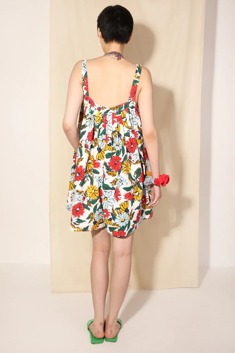 Basic Cotton Romper - Cosmos Floral