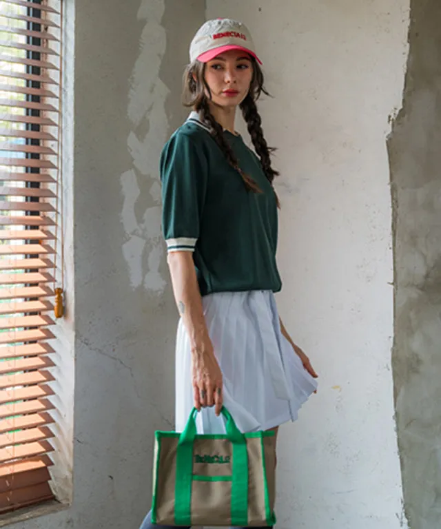 BENECIA 12 Betu Collared Knit Part 5 - Deep Green