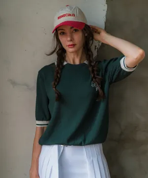 BENECIA 12 Betu Collared Knit Part 5 - Deep Green