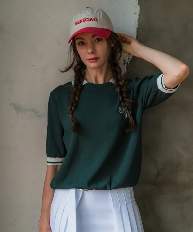 BENECIA 12 Betu Collared Knit Part 5 - Deep Green