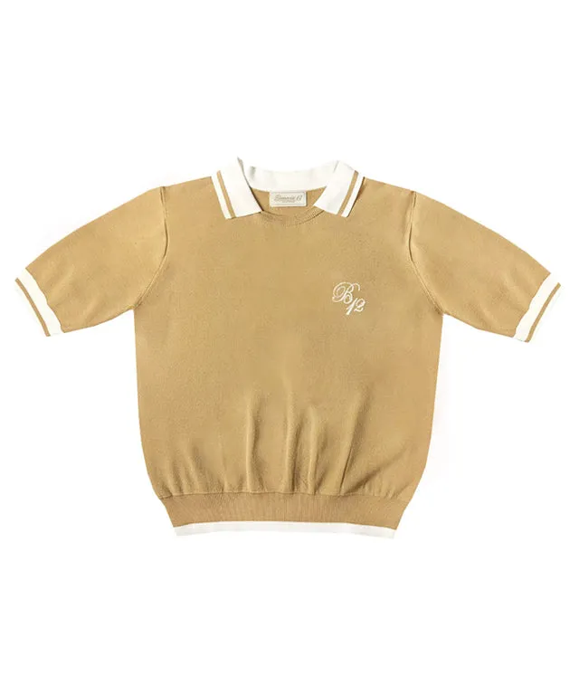 BENECIA 12 Betu Collared Knit Part 5 - Mustard