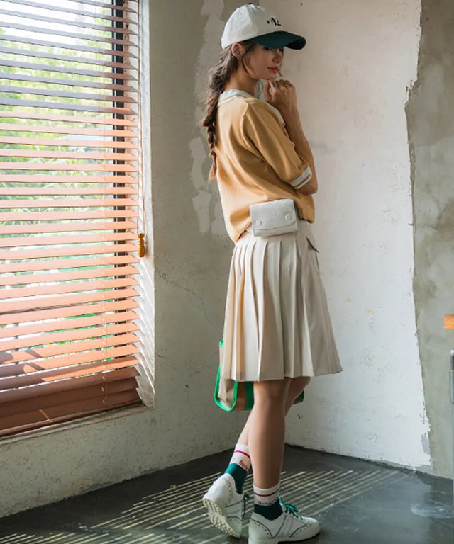 BENECIA 12 Betu Collared Knit Part 5 - Mustard