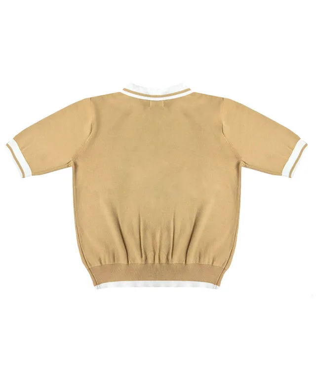 BENECIA 12 Betu Collared Knit Part 5 - Mustard