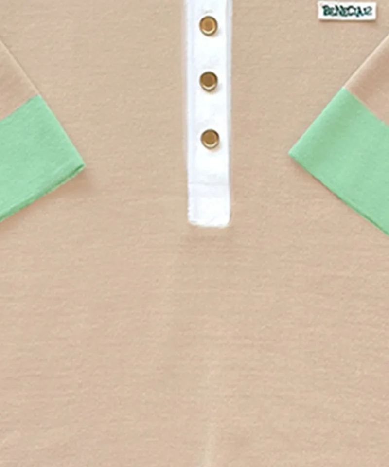 BENECIA 12 Blossom Collar Knit - Beige