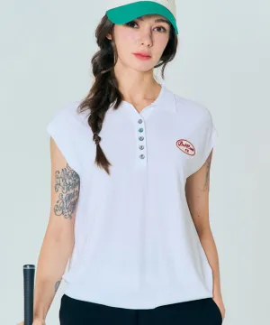 BENECIA 12 Cold Sensation Collared T - White
