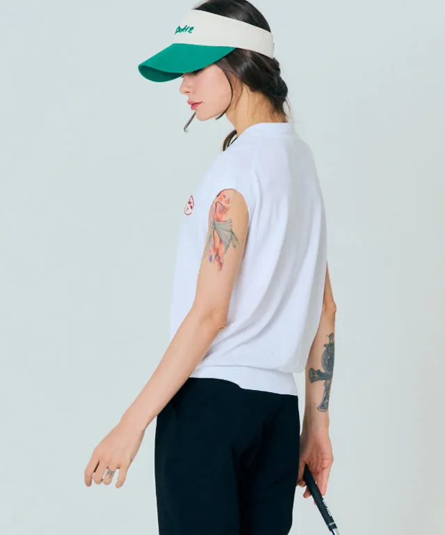 BENECIA 12 Cold Sensation Collared T - White
