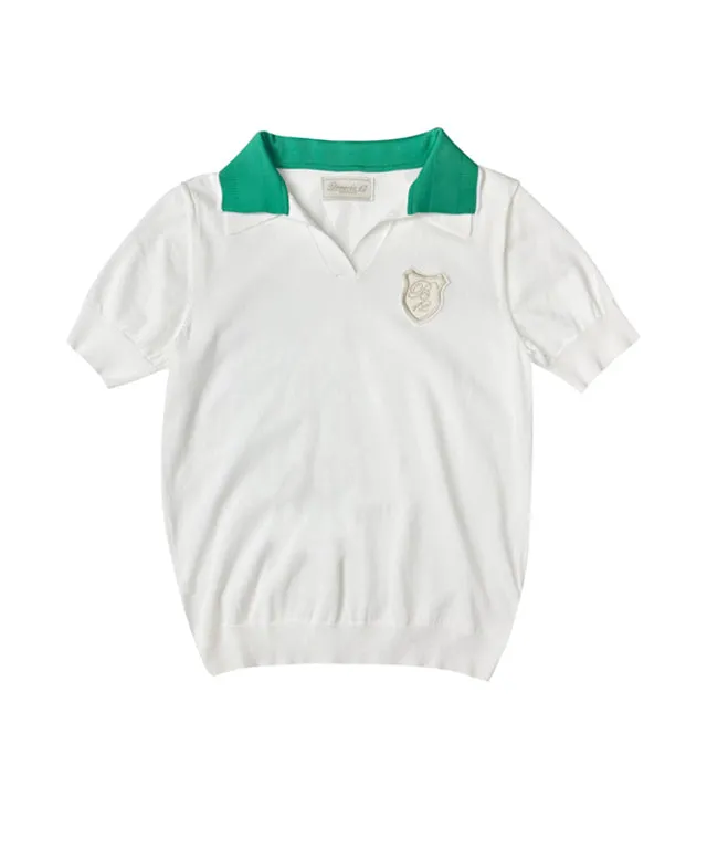 BENECIA 12 Green Double Collar - Ivory
