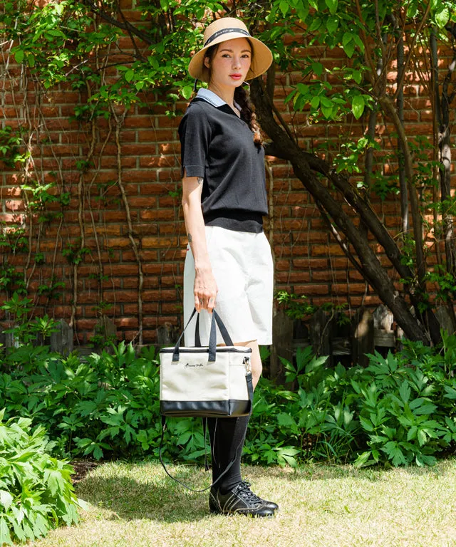 BENECIA 12   Lauren V Short Sleeve - Black