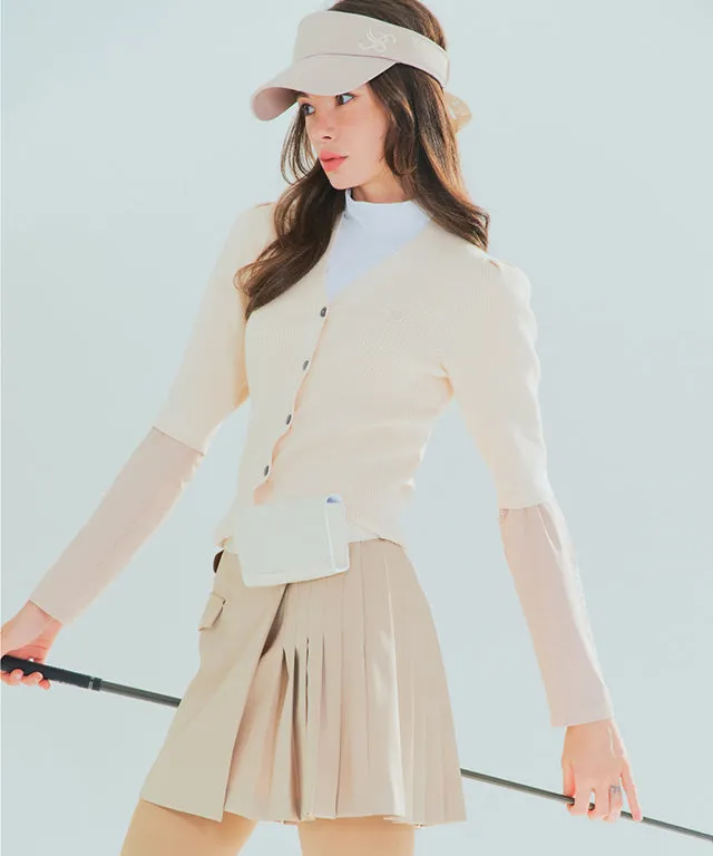 BENECIA 12 Puff Cardigan - Ivory