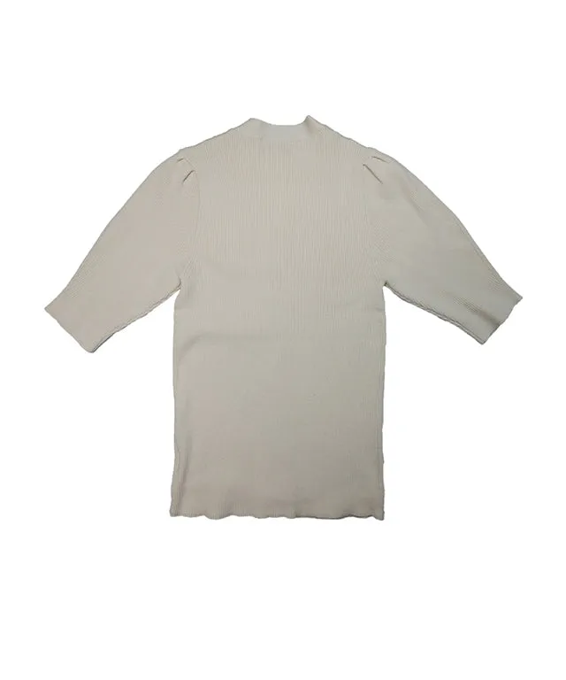 BENECIA 12 Puff Cardigan - Ivory