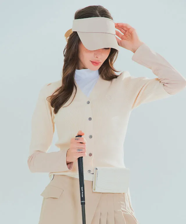BENECIA 12 Puff Cardigan - Ivory