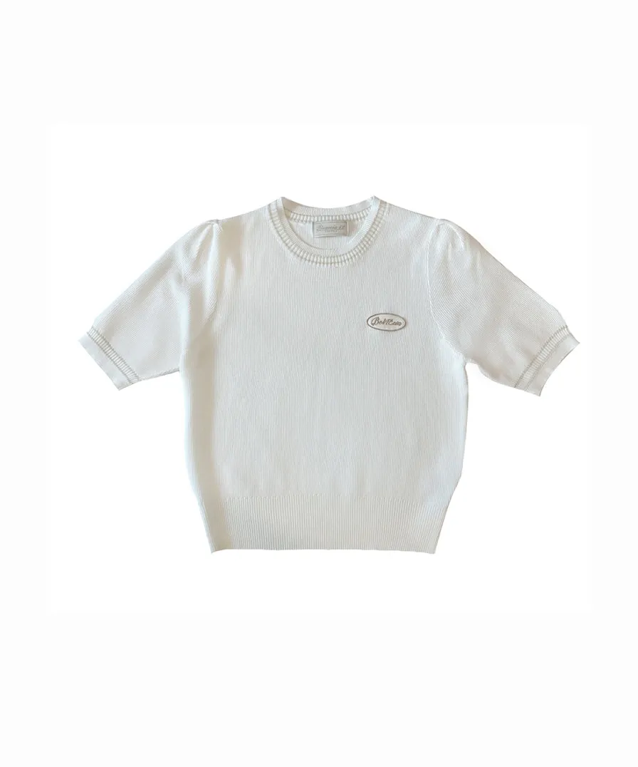 BENECIA 12 Waffle Round - White