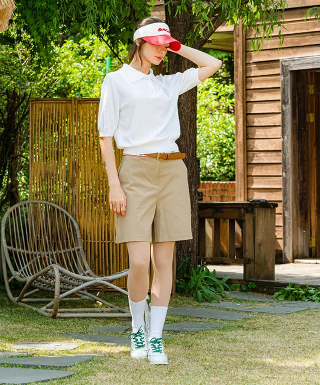BENECIA 12 Waffle Short Sleeve - White