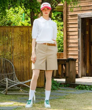 BENECIA 12 Waffle Short Sleeve - White