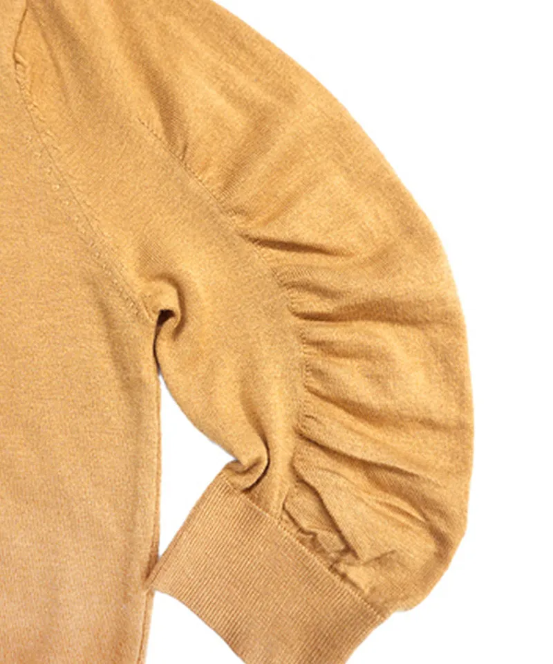 BENECIA 12 Wrinkle Knit - Camel