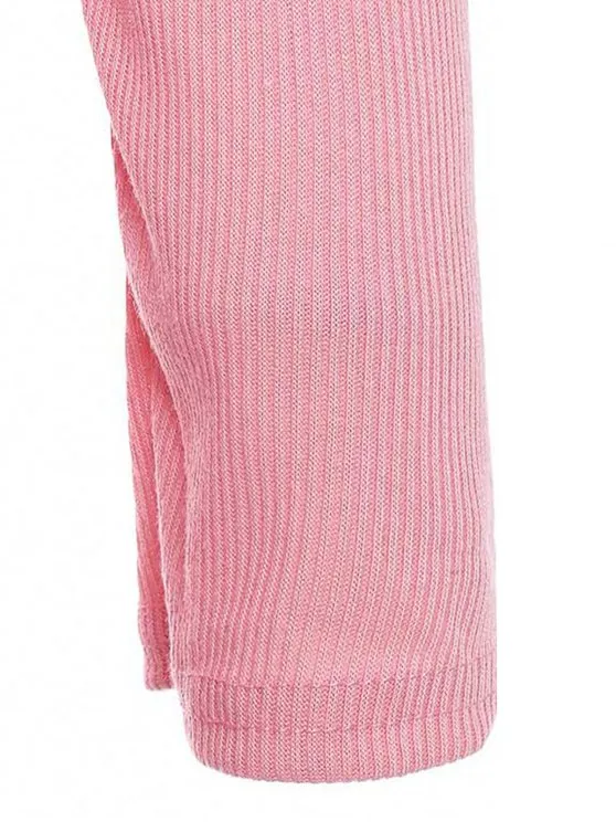 BerryBetty - Fashion Zipper Plunging Neck Long Sleeve Bodycon Dress