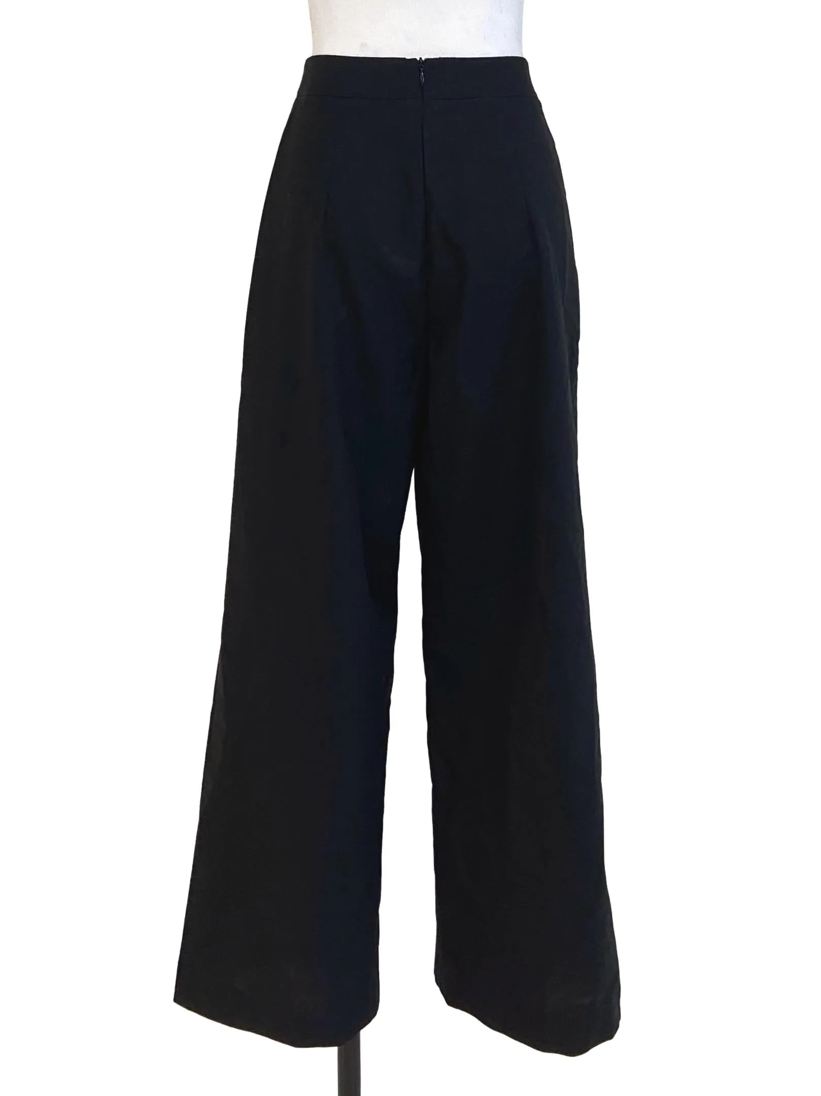 Black High Waist Formal Pants