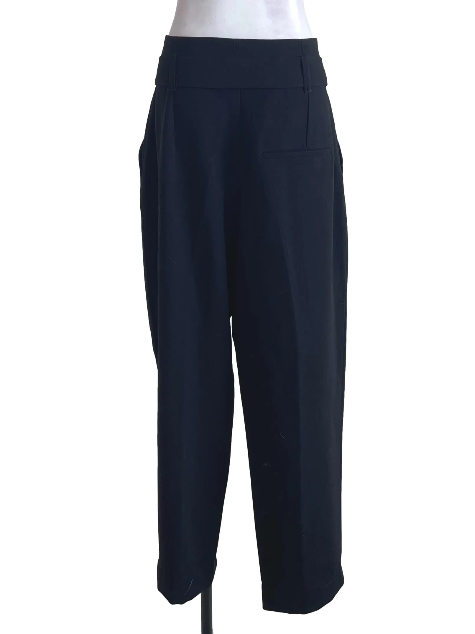 Black High Waist Trousers