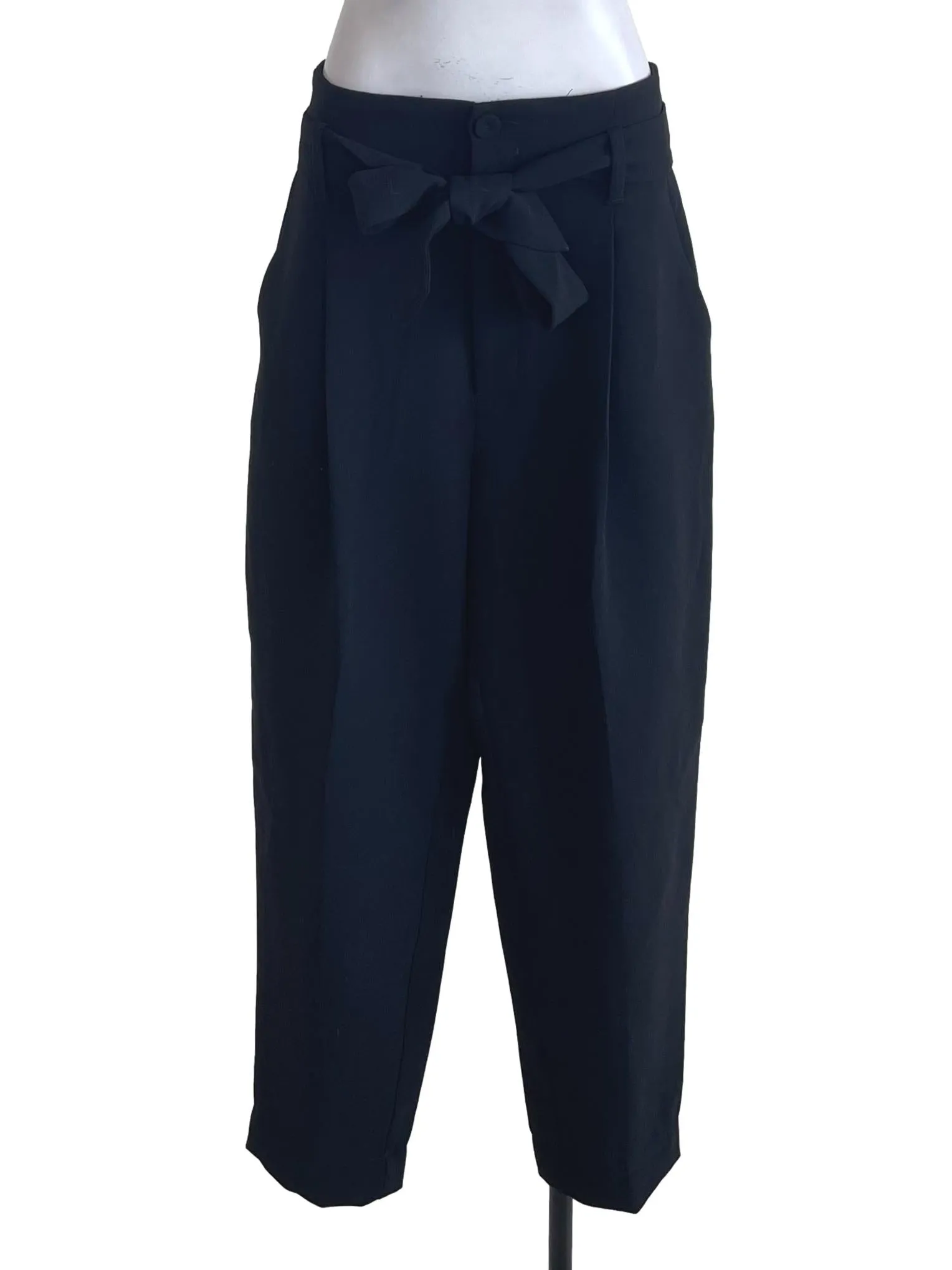 Black High Waist Trousers