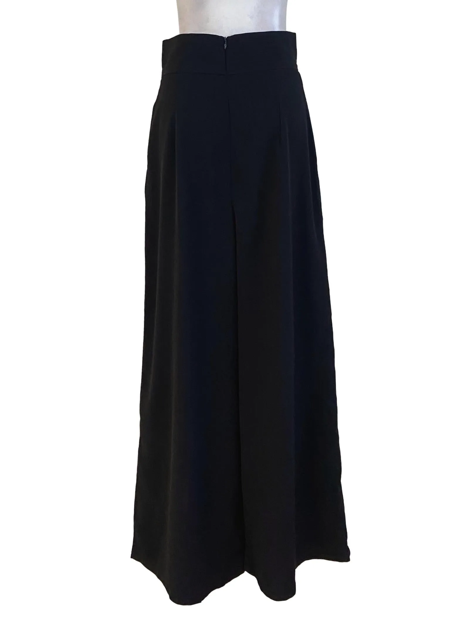 Black Pinstripe Sailor Long Pants