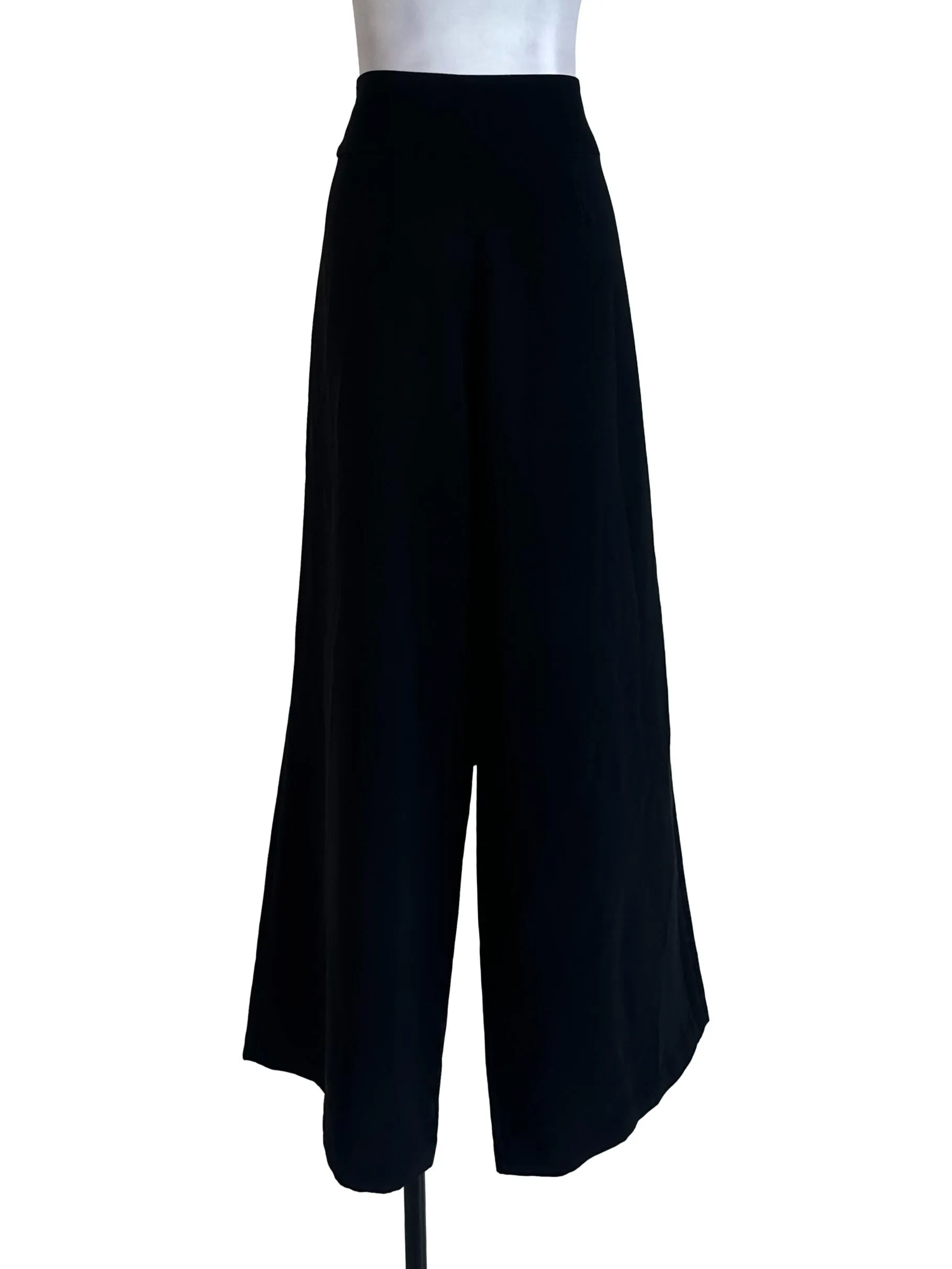Black Plain Strap Pants
