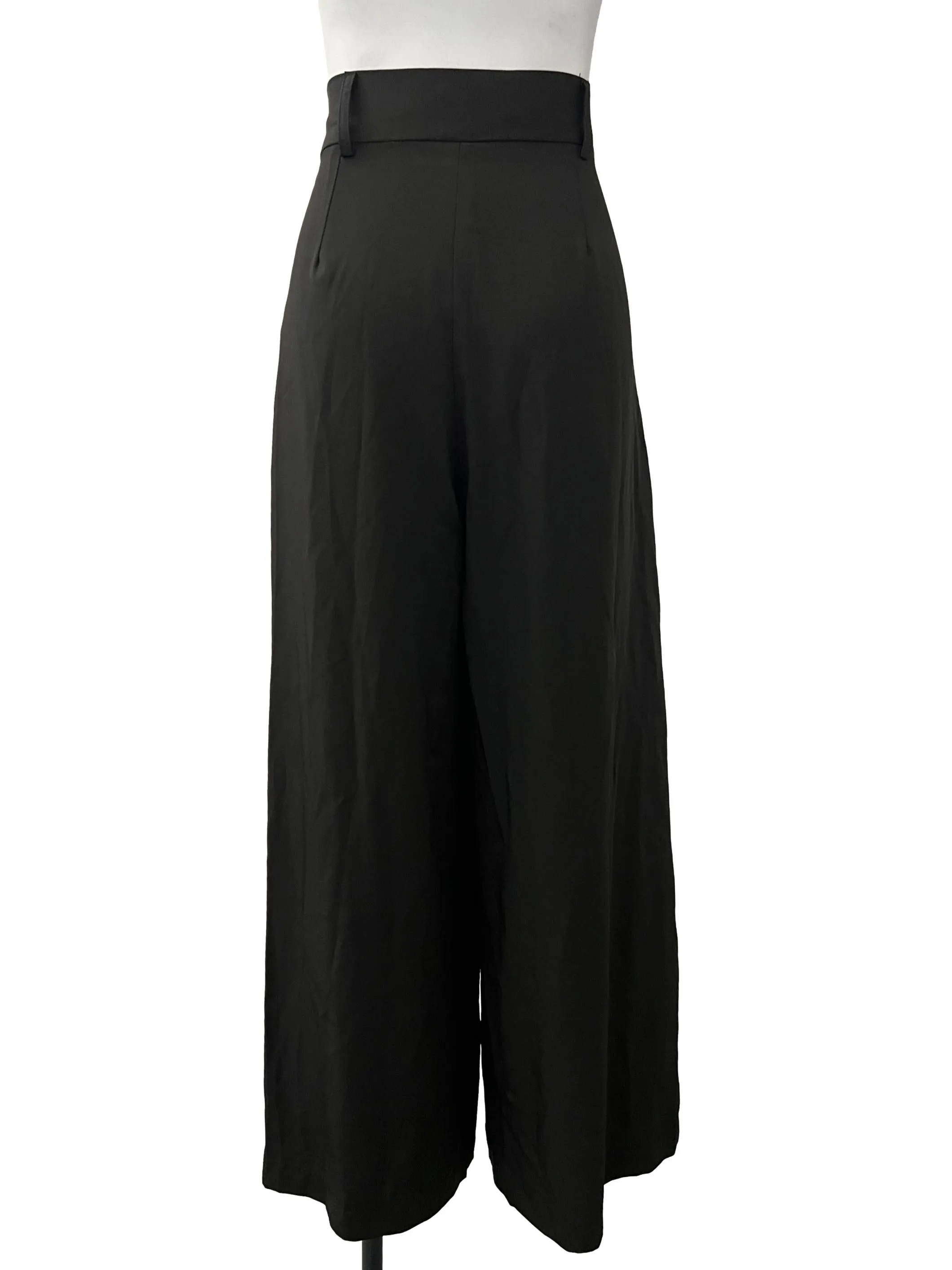 Black Plated Trousers