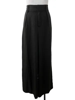 Black Plated Trousers